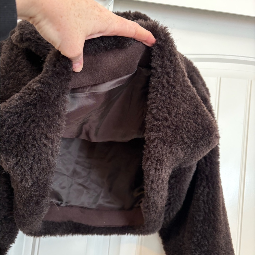 EAVES x Marianna Hewitt Mia Pullover in Chocolate Brown Size XS - Picture 6 of 8